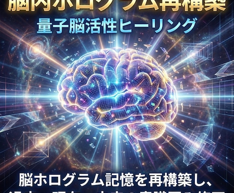 脳内ホログラム再構築　量子脳活性ヒーリングします 脳ホログラム記憶を再構築し、 過去・現在・未来の意識歪み修正 イメージ2