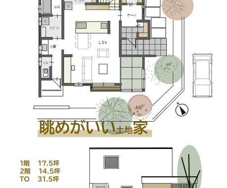 注文住宅の間取り&空間デザイン(op)を提案します 住んでから後悔したくない間取りを描きます。(修正は5回迄可) イメージ2
