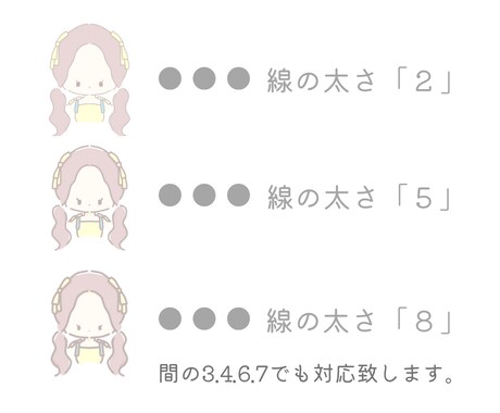 ゆる〜い似顔絵イラスト描きます ゆるふわな似顔絵イラストを使ってみませんか？ イメージ2