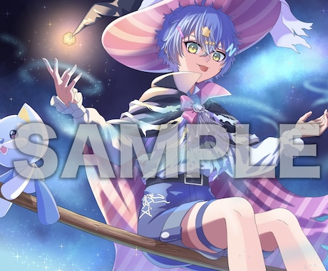 活動者向けの一枚絵制作いたします 活動用に幅広くご利用いただけます。 イメージ2
