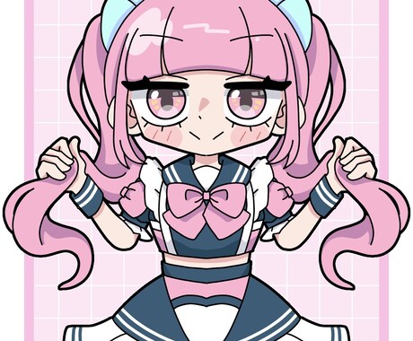 かわいいイラストでアイコンを描きます SNSのアイコンをかわいく彩ります！ イメージ1