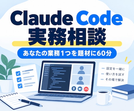 Claude Codeを実務に合わせて教えます イメージ1