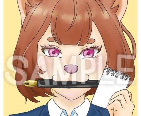 SNS用の可愛い自分だけのアイコン作ります あなたの要望で個性溢れるキャラクターを描きます イメージ1