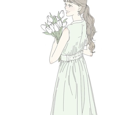 ガーリーなアイコン・イラストを作成します ガーリーな女の子のイラストが得意です! イメージ2