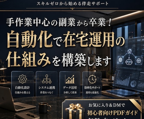 労働を卒業！自動化で在宅起業の仕組み構築します 脱！労働今日からあなたも自由を！副業初心者/おすすめ/スマホ イメージ2