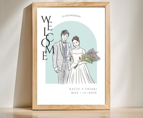 ウェルカムボード制作｜実績6000件・式場よりお得に一生モノを