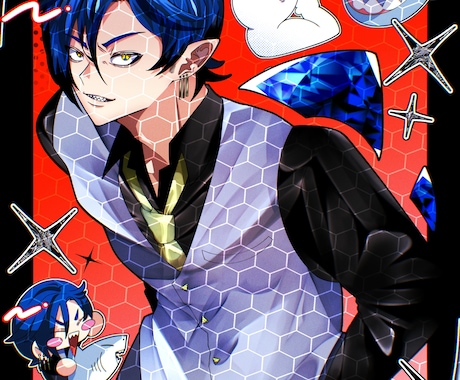 様々な一枚絵をお描きします ✧動画内イラスト/記念絵/バースデーイラスト/サムネなど✧ イメージ1