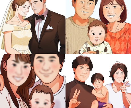 お子様の似顔絵描かせていただきます イメージ1