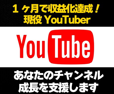 YouTubeの収益化を支援します あなたのYouTube成功を引き出す、実践型コーチング イメージ1