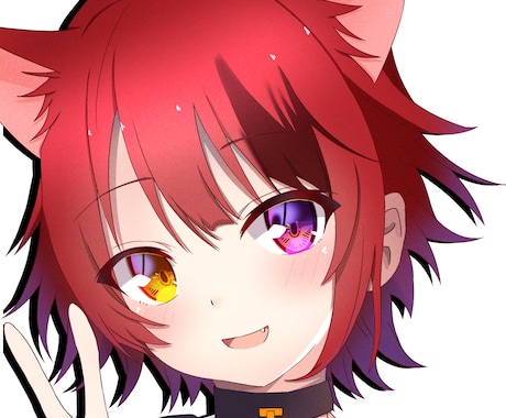 二次元イラスト(アイコン)を描きます SNSで使える二次元キャラのアイコンを描きます | ココナラ