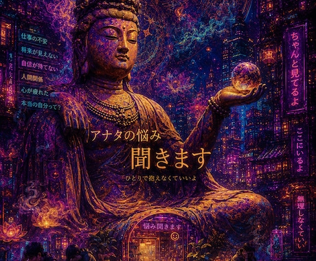 アナタの悩み・愚痴聞きます あなたの気持ちを否定せずにお聞きします イメージ1