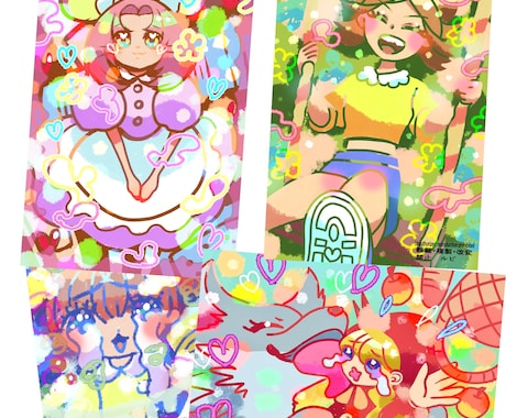 インパクトのあるデフォルメキャラ描きます アイコン、サムネイル使い方色々！ イメージ1