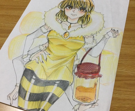 アナログイラスト描きます 可愛い女の子、中性的なキャラ、デフォルメ ！ イメージ2