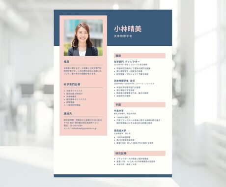 内定率UP！お洒落でカッコいい履歴書作成します その履歴書はもう古い！オシャレでカッコいい履歴書作ります。 イメージ2