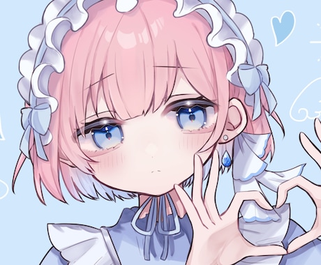 先着5名様！あなただけのかわいいアイコン描きます 再開記念価格で受付中です◎ かわいさ重視で丁寧に仕上げます！ イメージ2