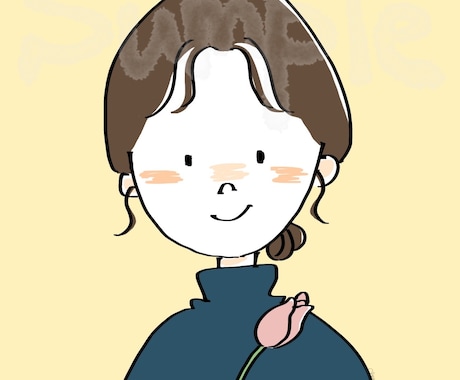 先着サービス！シンプル×おしゃれなイラスト描きます アイコンに使える◎シンプルゆるいイラストお描きします イメージ2