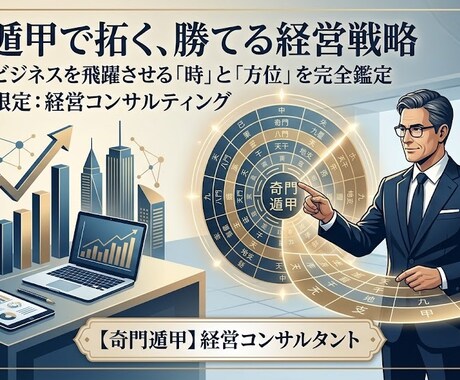 サジタリウスの矢（奇門遁甲）にて占います 「運を天に任せる」のは終わりにしませんか？ イメージ1