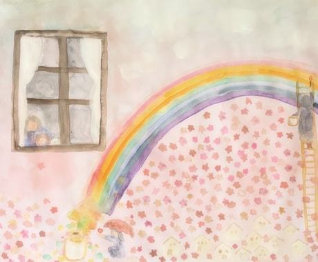 物語を紡ぐ一枚絵の水彩イラストを描きます イメージ1
