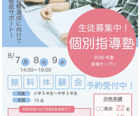 伝わる！チラシを丁寧に作成します 見やすいチラシを作成希望の方おまかせください！ イメージ2