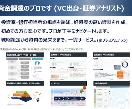 事業計画資料(PPT/Excel)作成を代行します ベンチャーキャピタル出身者。スタートアップ・増資・融資に対応 イメージ2