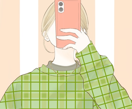 ふんわり柔らかいアイコンイラスト描きます シンプル淡い色味で優しさを表現　SNSやビジネス、贈り物にも イメージ2