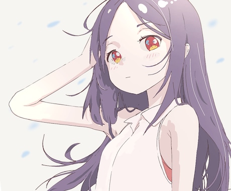 可愛くシンプルで目立つアイコンお描きします アイコンやSNS用のアニメ塗りの人物イラスト イメージ1