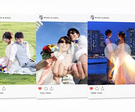 インスタ風のおしゃれなプロフィールムービー作ります 楽曲変更・ISUM申請可｜DVD/BD・お急ぎ納品対応 イメージ1