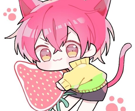 萌え系・かわいいミニキャライラストを制作します ☆今だけ1枚背景無し通常等身イラスト4000円☆ イメージ2