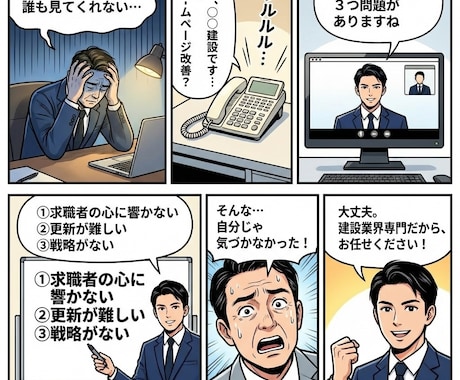 全ジャンル対応！採用も集客も増やすHP制作します 応募が来ない...を解決|現役数社CMOが設計する戦略サイト イメージ2