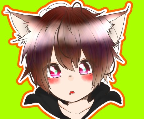SNS用アイコン、ヘッダー描きます アイコンをかわいく着飾りたい方へ❤︎" イメージ1