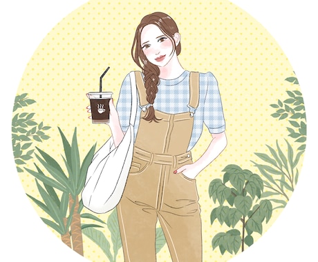 商用OK女性のイラスト描きます ふんわり可愛いやかっこいいキャリアウーマンなど。 イメージ2