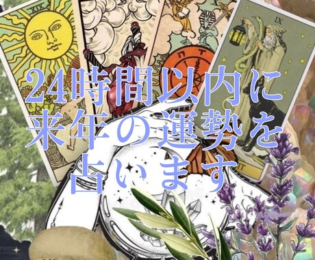 24時間以内に来年の運勢を占います 総合運（恋愛、仕事、金運）などを占います イメージ1