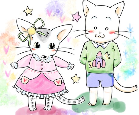 ミニキャラの作成をします ポップなキャラクターをお手元に! イメージ2