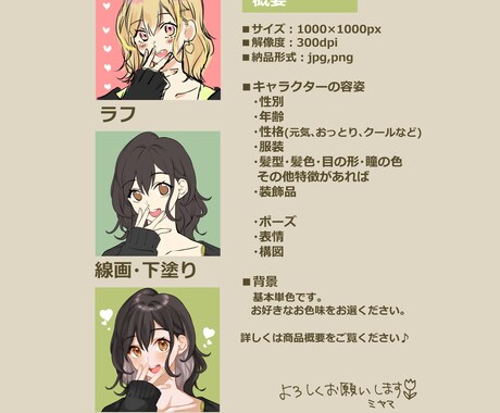SNSアイコン制作します TwitterやLINE、動画配信サービスなどに！ イメージ2