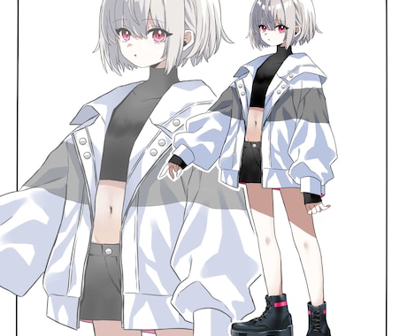 立ち絵イラストを制作します 男女、問わずキャラクター立ち絵を制作します イメージ2