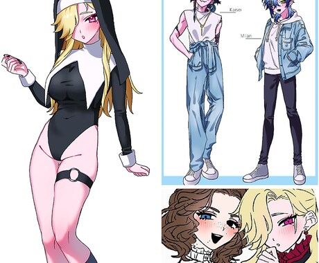 TRPGやIRIAMで使用できる立ち絵を描きます 最短4日納品可能！可愛い絵柄でお描きします イメージ1