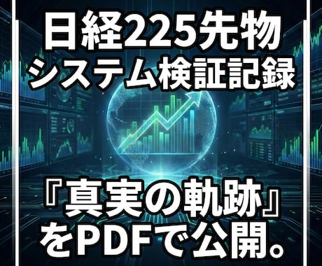日経225先物システムの3年超の成績表を公開します 約8700万円、衝撃の真実。システムが描いた「損益の軌跡」 イメージ1