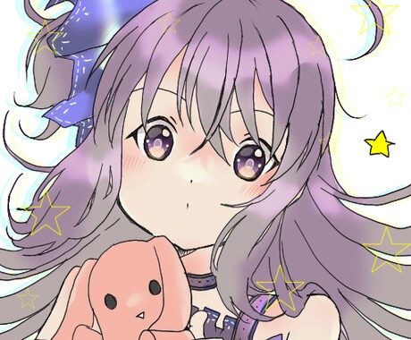 SNSのアイコン作成します かわいい系の絵柄のアイコンにしたい方向けです。 イメージ2