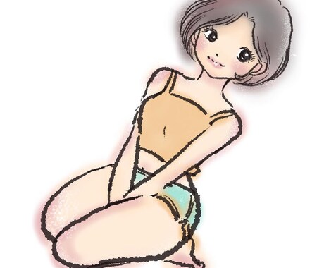 レトロな雰囲気のイラスト書きます イメージ1
