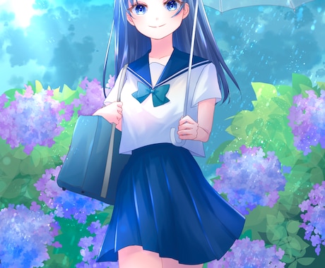 ご希望に合ったイラストを描かせていただきます 線画有りの厚塗りっぽいイラストを描きます！ イメージ1