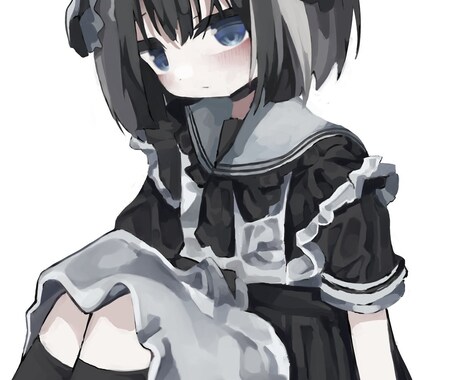 病みっぽい絵柄でアイコンを描きます SNSの裏アカウントや日常アカウントにおすすめです! イメージ2