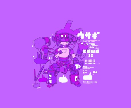 高品質なごちゃっとかわいいイラストを描きます 初めての方やお試しでやりたい人におすすめ！！ イメージ2