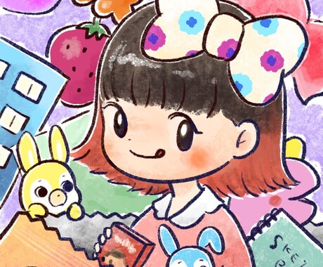 ゆめかわ、ふんいき似顔絵描きます イメージ1