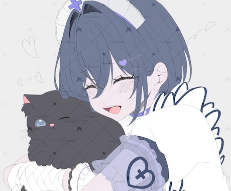 ラフ風イラスト作成します シンプルかわいい・ゆるっとした雰囲気のイラストです ♪ イメージ2