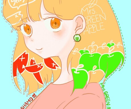 イラストお描き致します 可愛い絵柄、かっこいい絵柄、個性的な絵柄まで多数受付! イメージ1