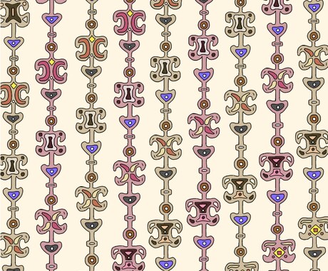 オリジナルの模様を描きます 独自のデザインで幾何学模様を生み出します！ イメージ1