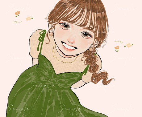 短納期OK！ご要望に合わせて丁寧に絵を描きます アイコン用、誕生日•記念日などのプレゼントにも！ イメージ2