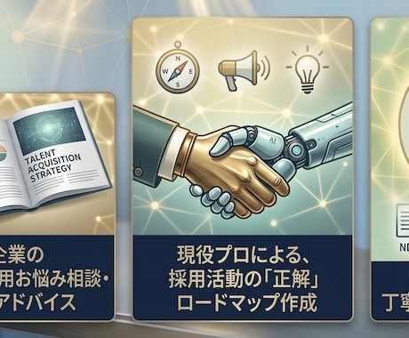 元人材プロが解決！企業の採用お悩み相談うけます 求人が来ない、次にどう動くべき？採用の正解を現役プロが伝授 イメージ1