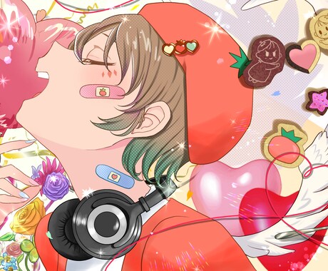 爽やか可愛い歌ってみた用イラスト描きます 動画映えする明るい絵が得意です！簡単なアニメーションも◯ イメージ2