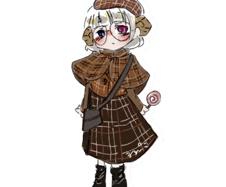 TRPG立ち絵、キャラコマを描きます TRPGで遊ぶ際の立ち絵と表情イラストをセット販売します イメージ1